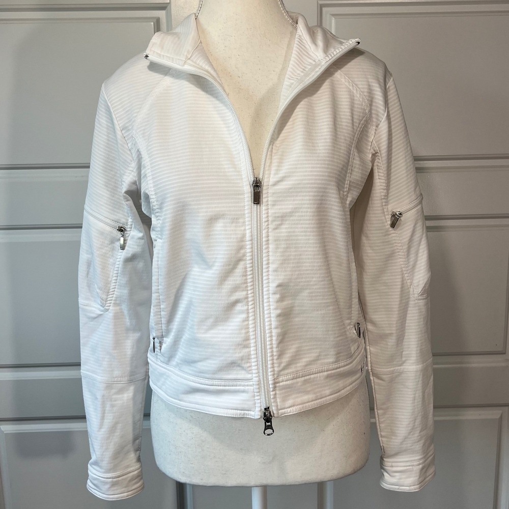 Nike Sphere‎ Women's Full Zip Athletic Jacket Running Lightweight White S - Picture 11 of 16